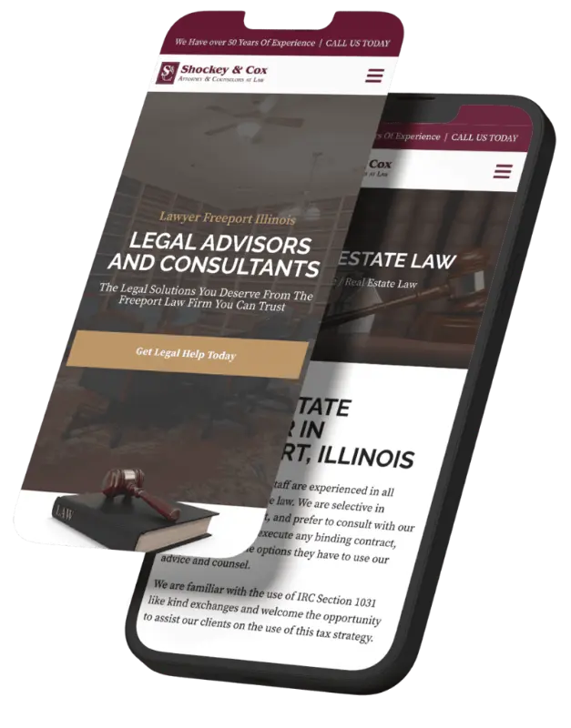 Shockey mobile website design 803x1024